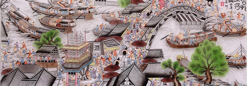我國(中國)古代最大的風(fēng)俗畫(huà)是《清明上河圖》圖片