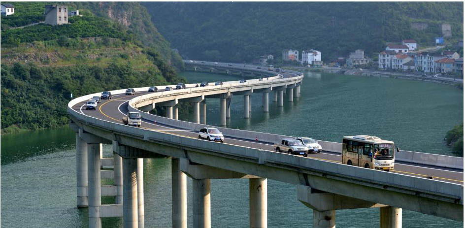 中國最美水上公路圖片